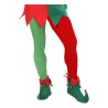 COLLANT ROUGE ET VERT LUTIN OU ELF DE NOEL