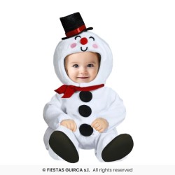 DEGUISEMENT BONHOMME DE NEIGE BEBE TAILLE 12-18 MOIS