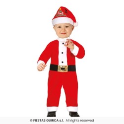 DEGUISEMENT BEBE PERE NOEL MY FIRST CHRISTMAS 12-18 MOIS