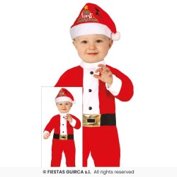 DEGUISEMENT BEBE PERE NOEL MY FIRST CHRISTMAS 18-24 MOIS