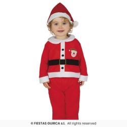 DEGUISEMENT BEBE PERE NOEL ECUSSON TETE DE PERE NOEL TAILLE 18-24 MOIS