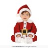 DEGUISEMENT BEBE PERE NOEL ROUGE COL BLANC TAILLE 18-24 MOIS