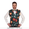 DEGUISEMENT GILET DE NOEL VERT BOULES DE NOEL TAILLE UNIQUE