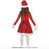 DEGUISEMENT ENFANT MERE NOEL ROBE CEINTURE ET BONNET TAILLE 5-6 ANS