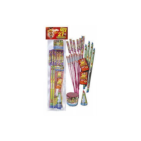 ASSORTIMENT FEU D'ARTIFICE JUNIOR MIX 27 ARTIFICES