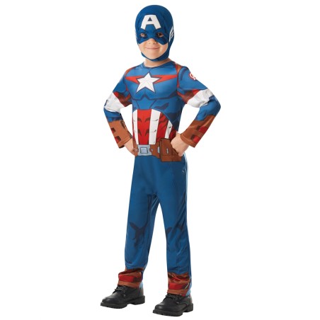 DEGUISEMENT CAPTAIN AMERICA CLASSIQUE TAILLE 7-8 ANS