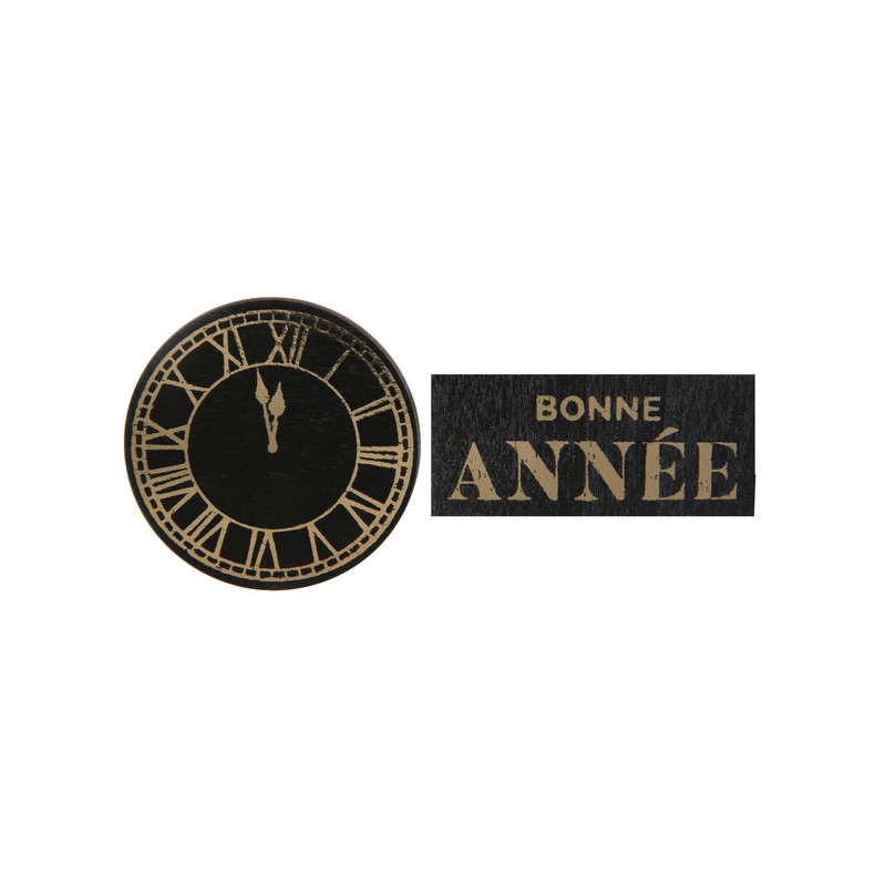 DECORATION A PARSEMER NOIR ET OR BONNE ANNEE DECORATION A PARSEMER NOIR ET OR BONNE ANNEE