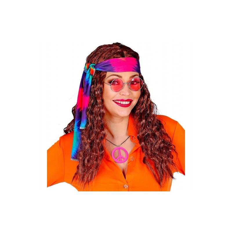 COLLIER HIPPIE ROSE FLUO COLLIER HIPPIE ROSE FLUO