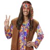 MEDAILLON PEACE AND LOVE MULTICOLORE