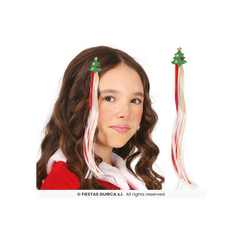 MECHE DE CHEVEUX ROUGE BLOND BLANC AVEC SAPIN MECHE DE CHEVEUX ROUGE BLOND BLANC AVEC SAPIN