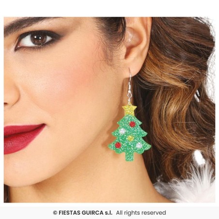 BOUCLES D'OEILLES THEME NOEL SAPIN DE NOEL