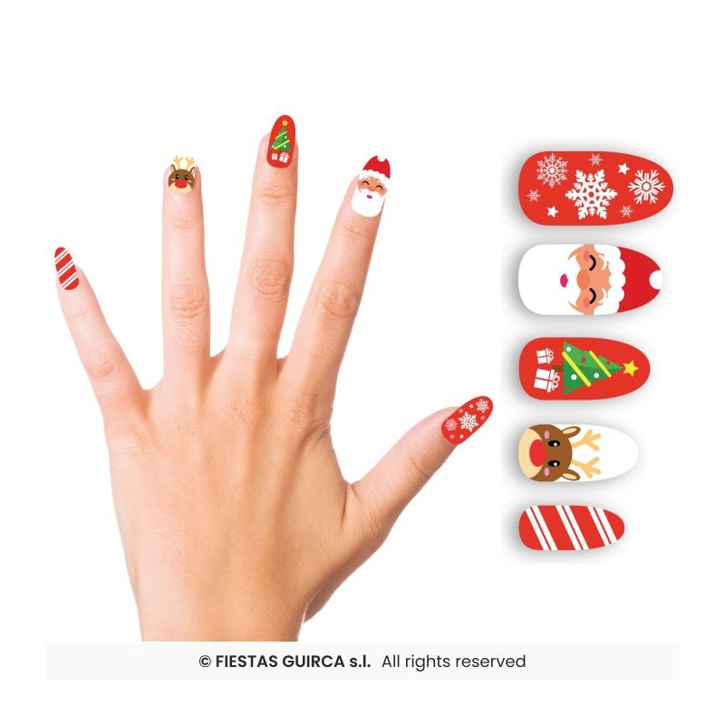 FAUX ONGLES THEME NOEL