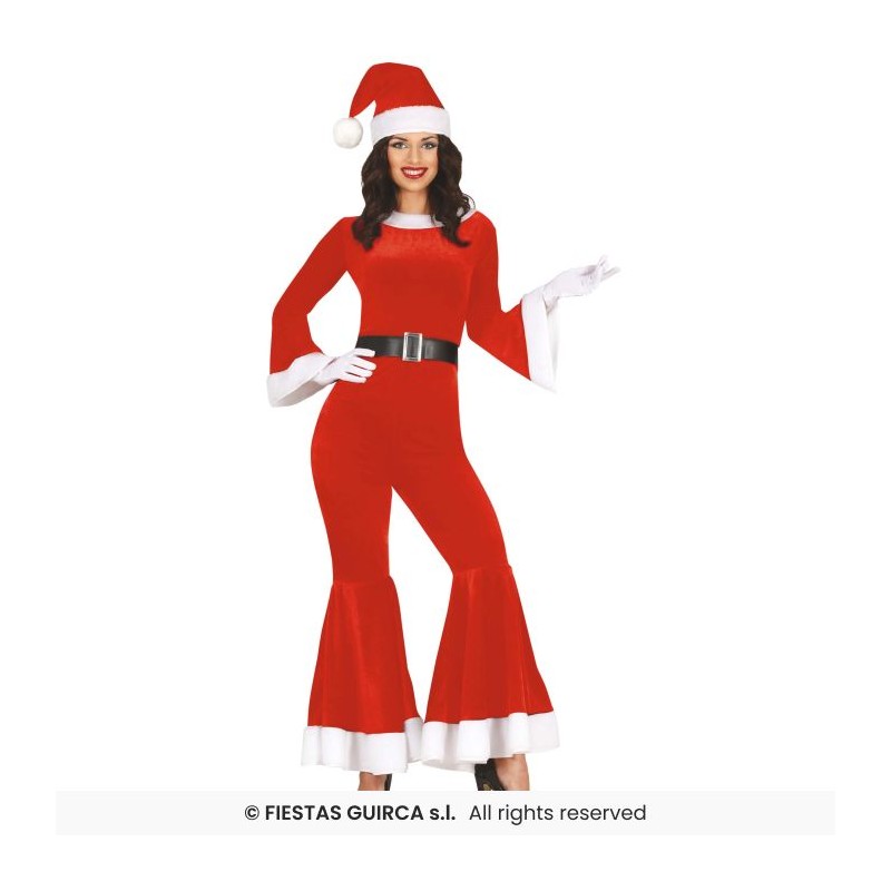 DEGUISEMENT FEMME MERE NOEL MARIA COMBINAISON ROUGE TAILLE L DEGUISEMENT FEMME MERE NOEL MARIA COMBINAISON ROUGE TAILLE L