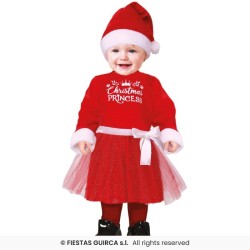 DEGUISEMENT BEBE ROBE MERE NOEL CHRISTMAS PRINCESS TAILLE 12-18 MOIS