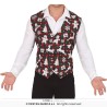 DEGUISEMENT GILET DE NOEL BONHOMME DE NEIGE ET RENNE TAILLE UNIQUE