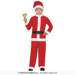 DEGUISEMENT PERE NOEL  ROUGE TAILLE 7-9 ANS