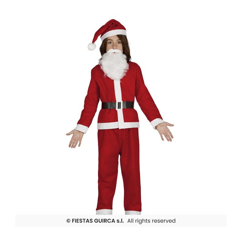 DEGUISEMENT GARCON PERE NOEL ENTREE DE GAMME TAILLE 7-9 ANS DEGUISEMENT GARCON PERE NOEL ENTREE DE GAMME TAILLE 7-9 ANS