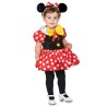 DEGUISEMENT BEBE MINNIE ROUGE TAILLE 6-12 MOIS 