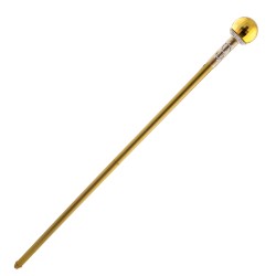 CANNE POMMEAU BOUJLE A FACETTE  DISCO OR 100 CM