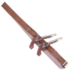 CEINTURE DE POITRINE AVEC 2 PISTOLETS PIRATE
