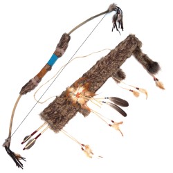 ARC CARQUOIS ET FLECHES D'INDIEN
