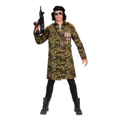 DEGUISEMENT HOMME VESTE GUERILLA MILITAIRE TAILLE 60-62