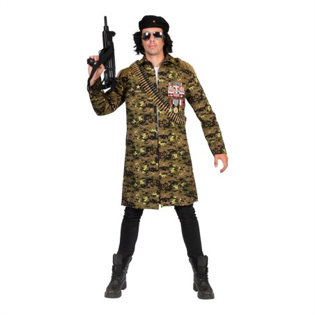 DEGUISEMENT HOMME VESTE GUERILLA MILITAIRE TAILLE 60-62