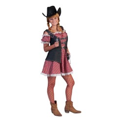 DEGUISEMENT DENIM RANGER ROBE WESTERN COURTE TAILLE 40-42