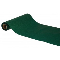 CHEMIN DE TABLE VERT SAPIN PAILLETTE 30 CM X 5M 