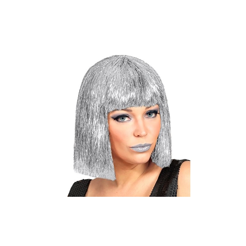 PERRUQUE LAMEE GLITZY VEGAS ARGENT PERRUQUE LAMEE GLITZY VEGAS ARGENT