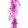 BOA 200 CM 45 G LAVANDE ROSE ROSE FUSCHIA ET FILS D'ARGENT