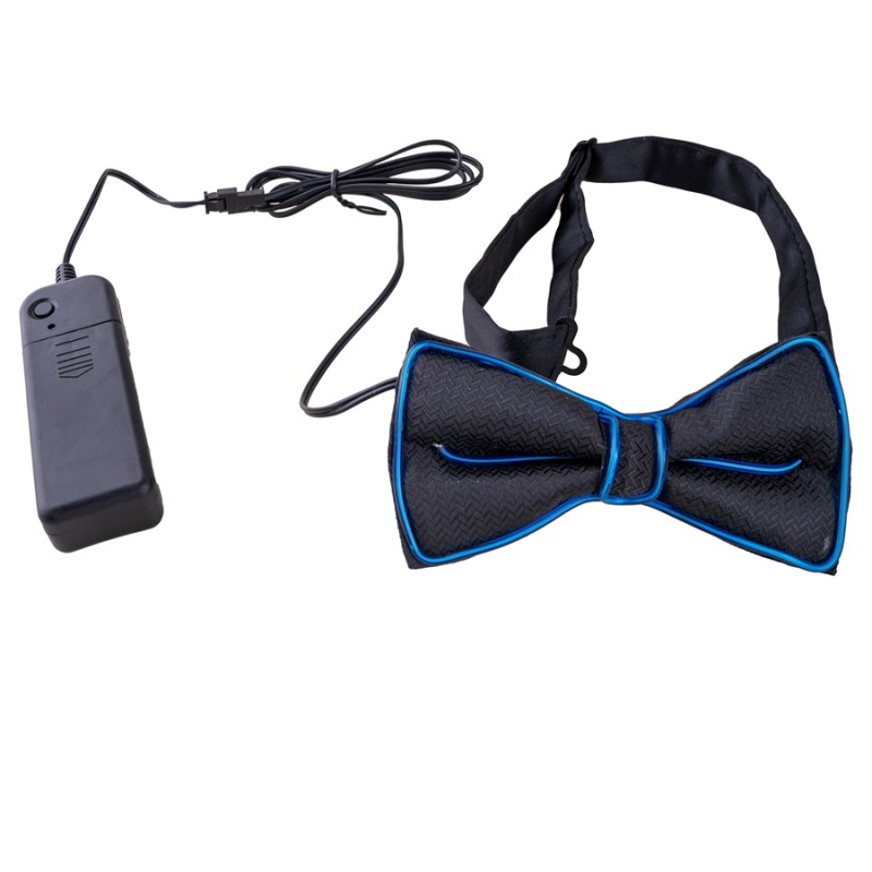NOEUD PAPILLON AVEC LED BLEU NOEUD PAPILLON AVEC LED BLEU