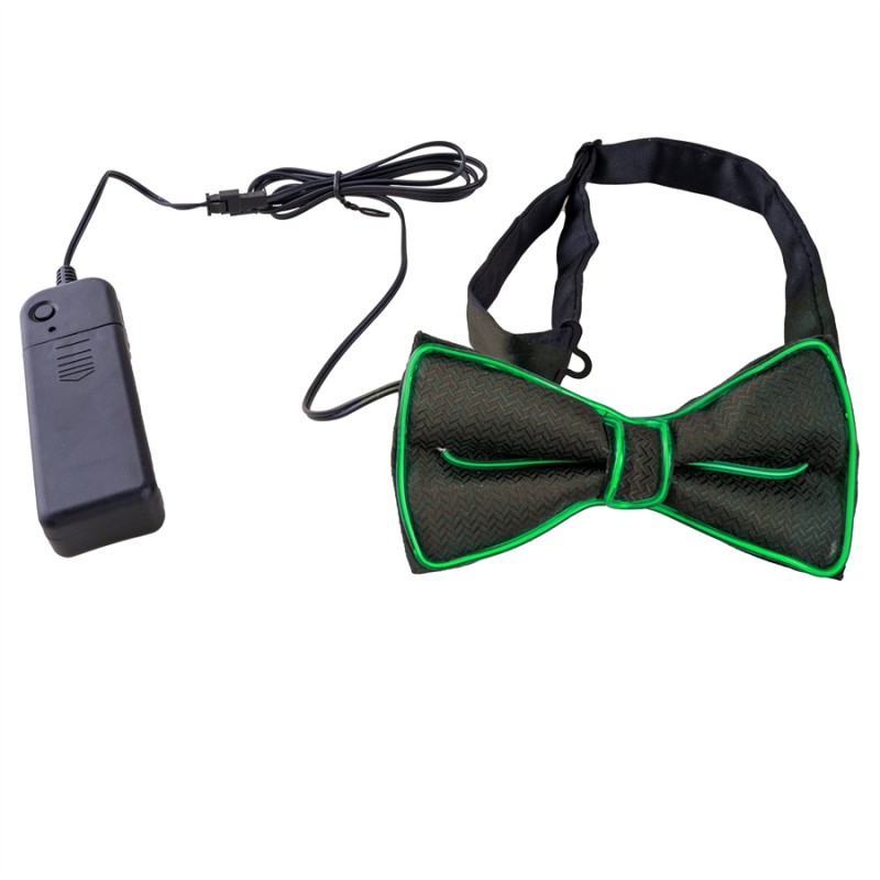 NOEUD PAPILLON AVEC LED VERT NOEUD PAPILLON AVEC LED VERT