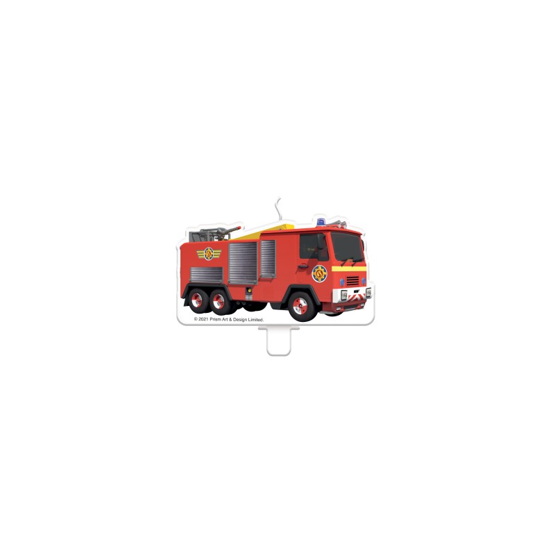 BOUGIE SAM LE POMPIER CAMION DE POMPIER BOUGIE SAM LE POMPIER CAMION DE POMPIER