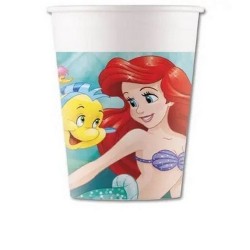 8 GOBELETS LA PETITE SIRENE 200 ML