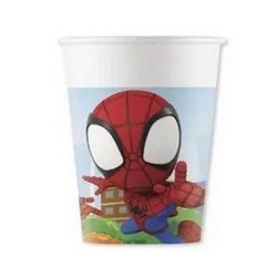 8 GOBELETS SPIDEY ET SES AMIS 200 ML 