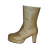 BOTTES TALON PAILLETEES OR TAILLE 40-41