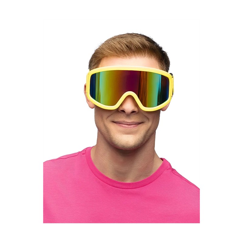 MASQUE DE SKI JAUNE FLUO 