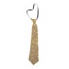 CRAVATE DOREE A SEQUINS 