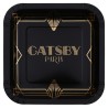 10 ASSIETTES CARREE GATSBY PARTY 