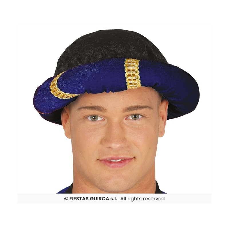 TURBAN BLEU ET OR TURBAN BLEU ET OR