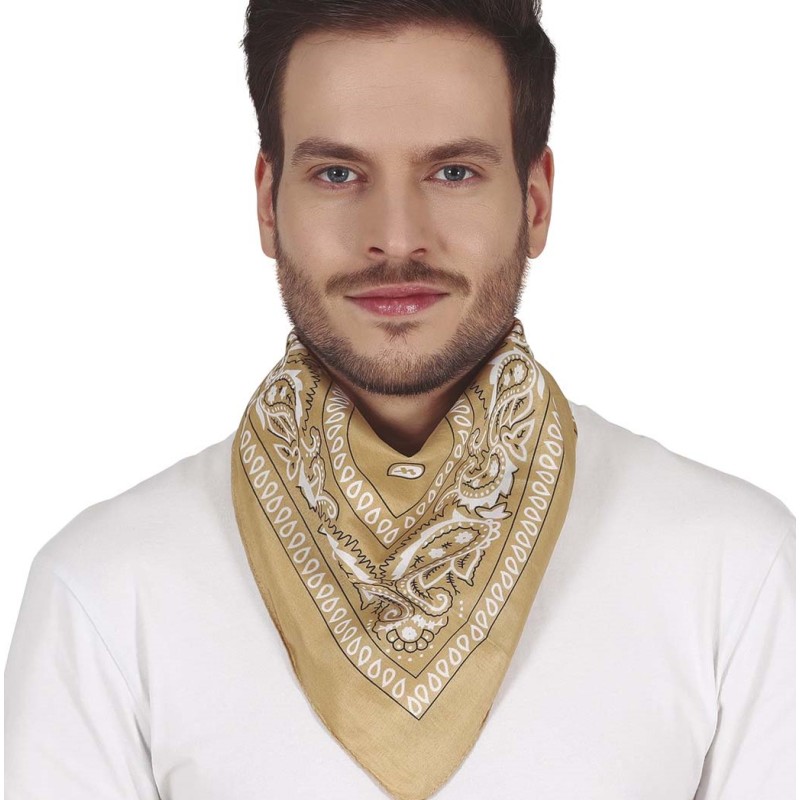 BANDANA COW BOY BEIGE BANDANA COW BOY BEIGE