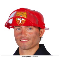 CASQUE DE POMPIER REGLABLE AVEC VISIERE