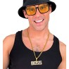 COLLIER OR BOSS STRASS 65 CM 