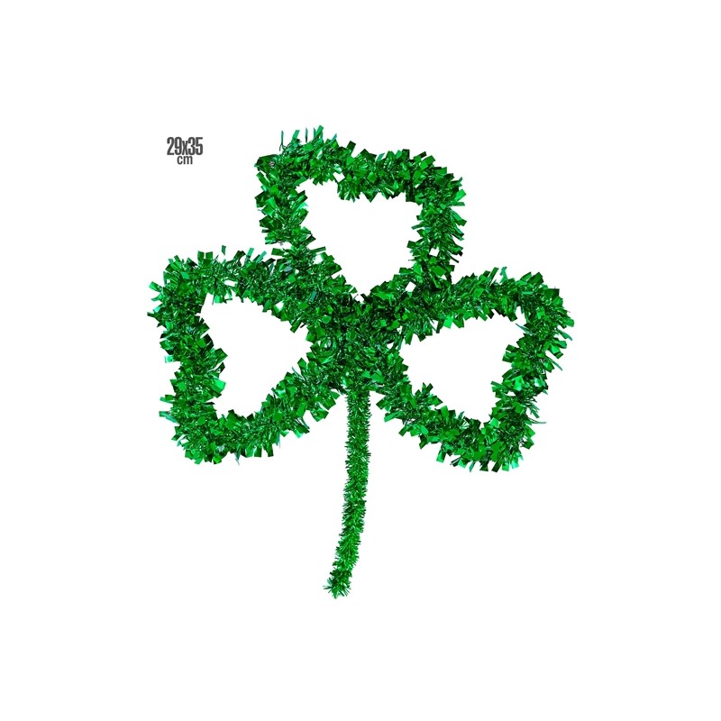 TREFLE SAINT PATRICK LAMES 29 X 35 CM TREFLE SAINT PATRICK LAMES 29 X 35 CM