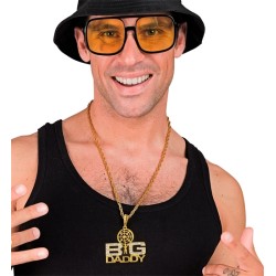COLLIER OR BIG DADDY  STRASS 65 CM 