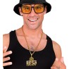 COLLIER OR BIG DADDY  STRASS 65 CM 