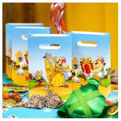 SET 4 SACS CADEAUX PAPIER ASTERIX® 15.8CM X 23.6CM