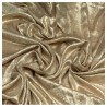 CHEMIN DE TABLE EN TISSUS SHEHERAZADE SATINE OR 28 CM X 3 M