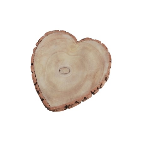 RONDIN COEUR BOIS 23 CM X 23 CM X 3 CM
